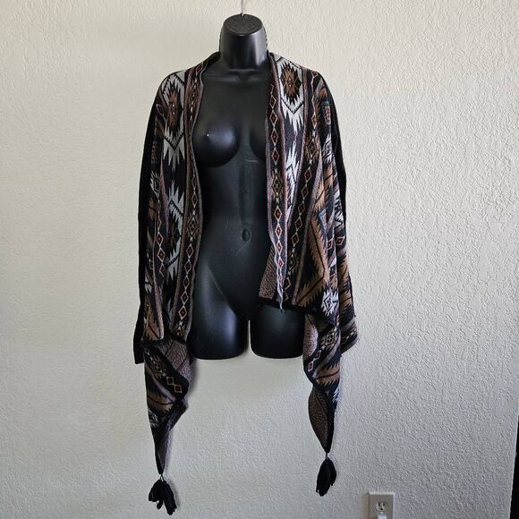 Peruvian Connection Open-Front Cardigan - Picture 1 of 8